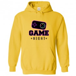 Game Night Retro Style Controller Design Kids & Adults Unisex Hoodie